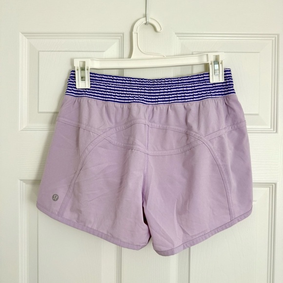 Lululemon Tracker Shorts III Purple Swift Ultra Women’s 6 Running Athleisure - Picture 11 of 11